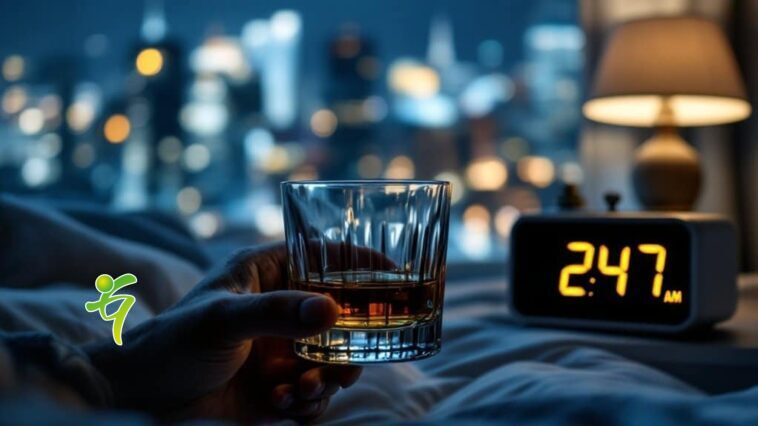 alcohol disrupts sleep quality