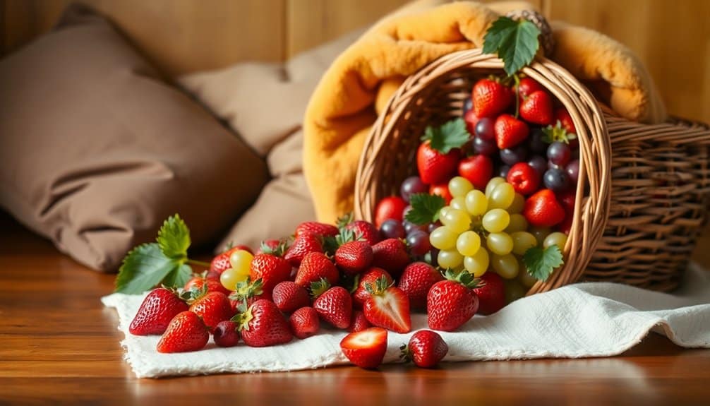 Frucht und Entspannung: Eine tröstliche Verbindung